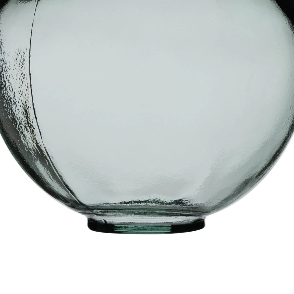 Clear glass vase