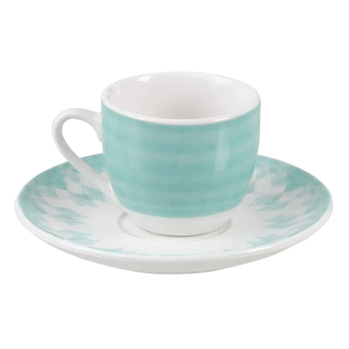 Light blue cup and saucer