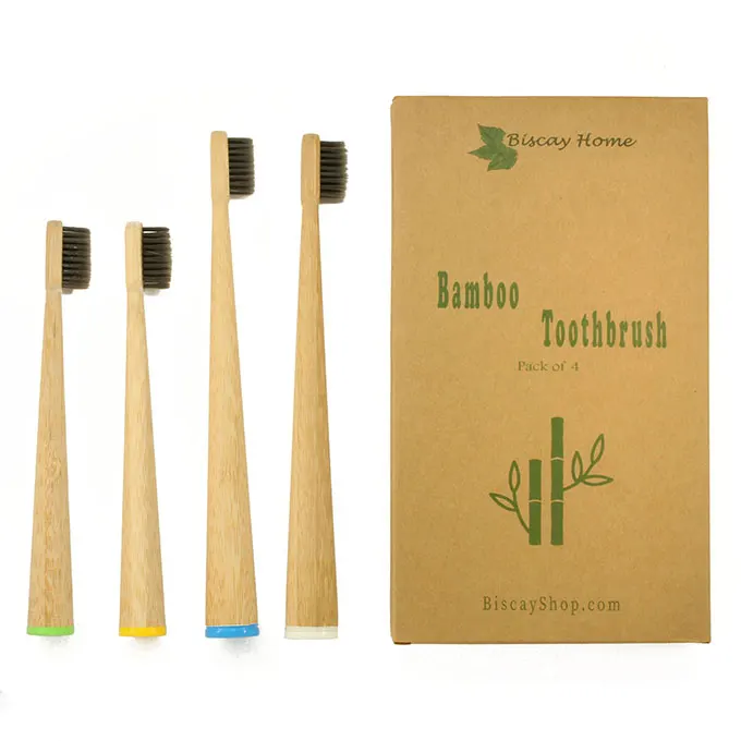4 Toothbrushes with box