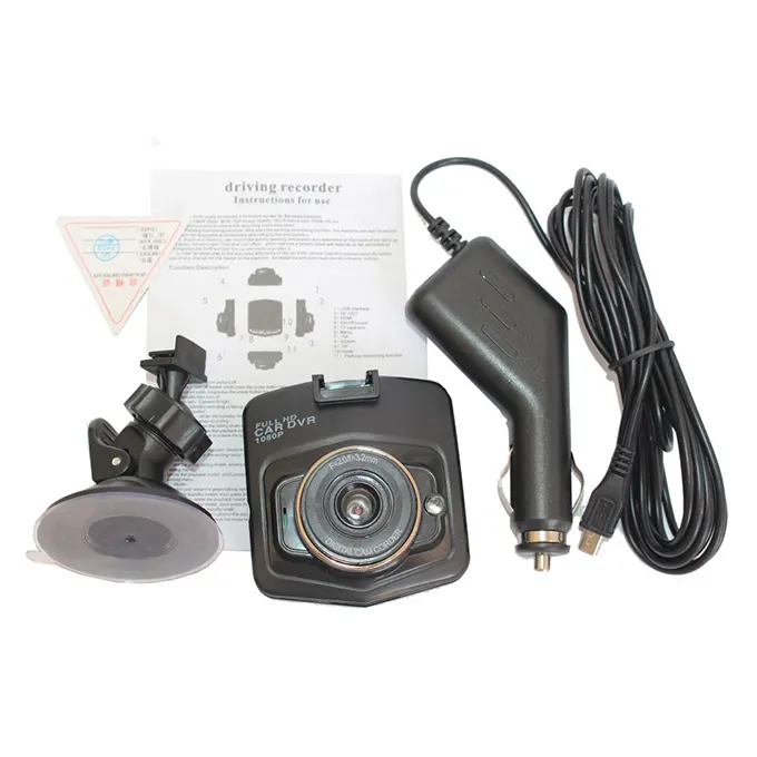 All components included with the dash car camera