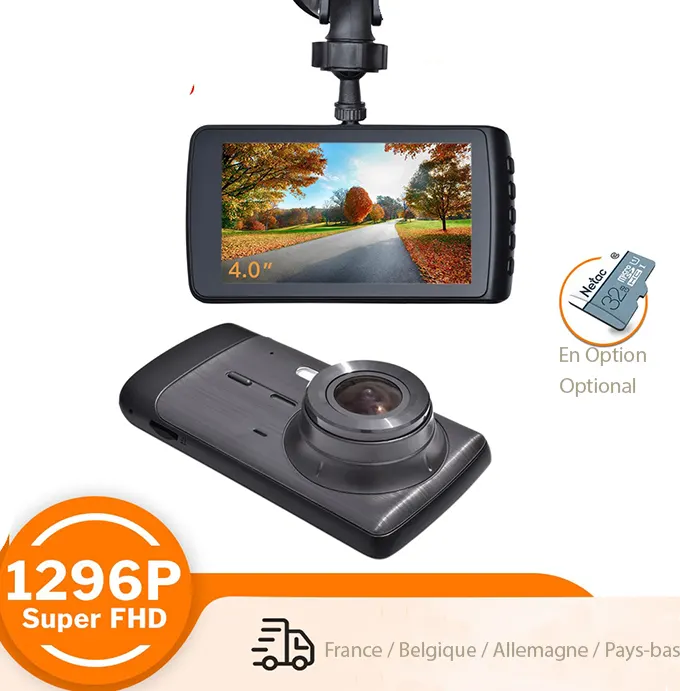 Dash camera from different angles